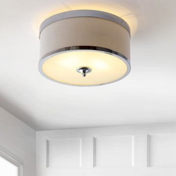 David 15" Metal LED Flush Mount - JONATHAN Y